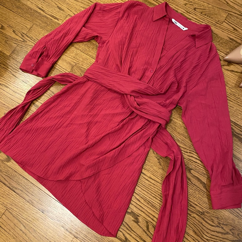 Zara wrap mini dress - Picture 3 of 7